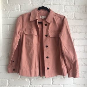 Madewell Light Pink Button Down Chore Jacket Small